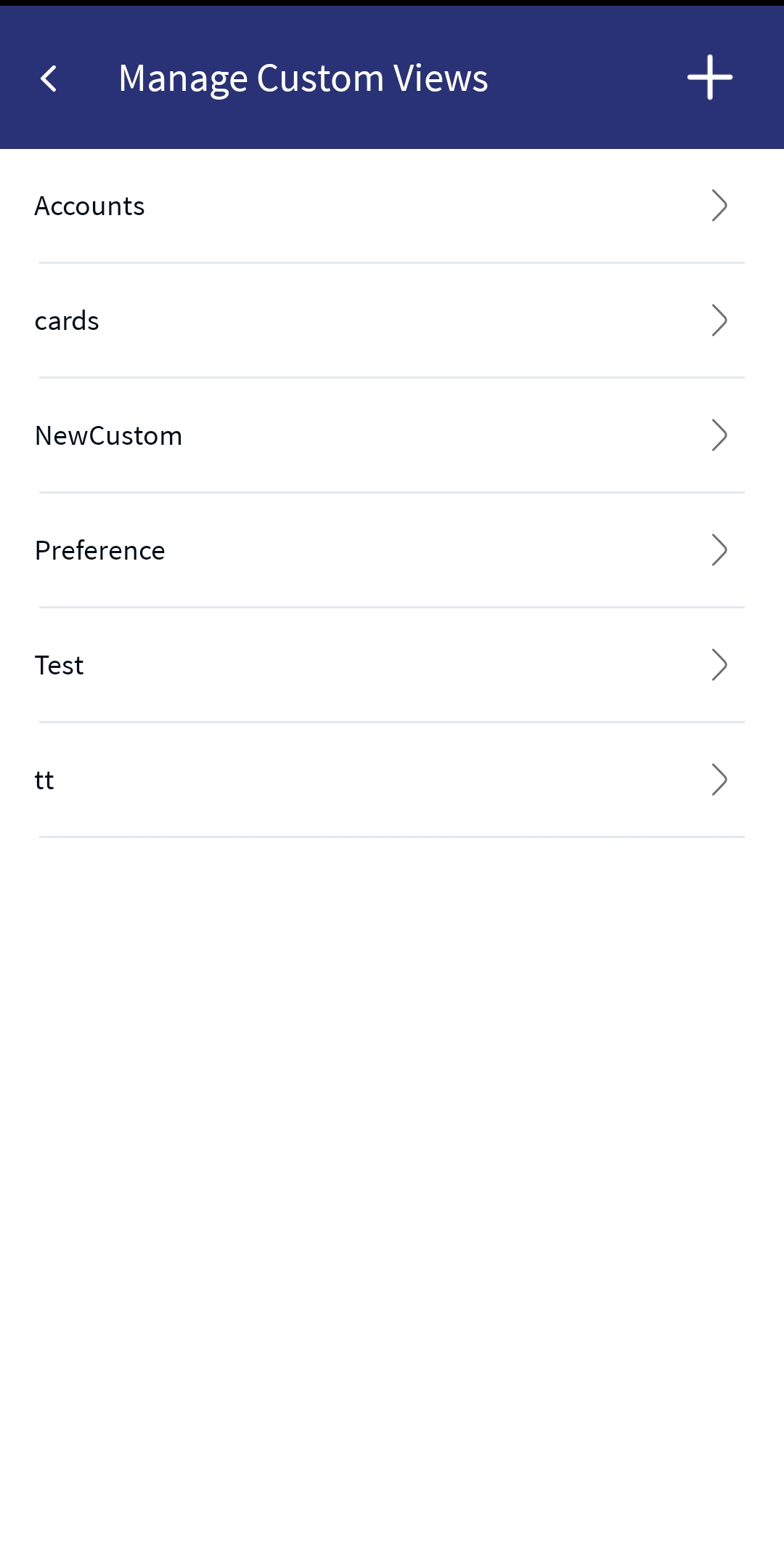 Manage Custom Views